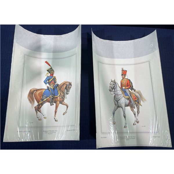 Russian and Westphalia Soldiers on Horseback 8Wx10H