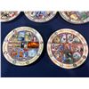 Image 6 : 10 Royal Doulton "Millenium Collection" Collectors Plates with wall mounts