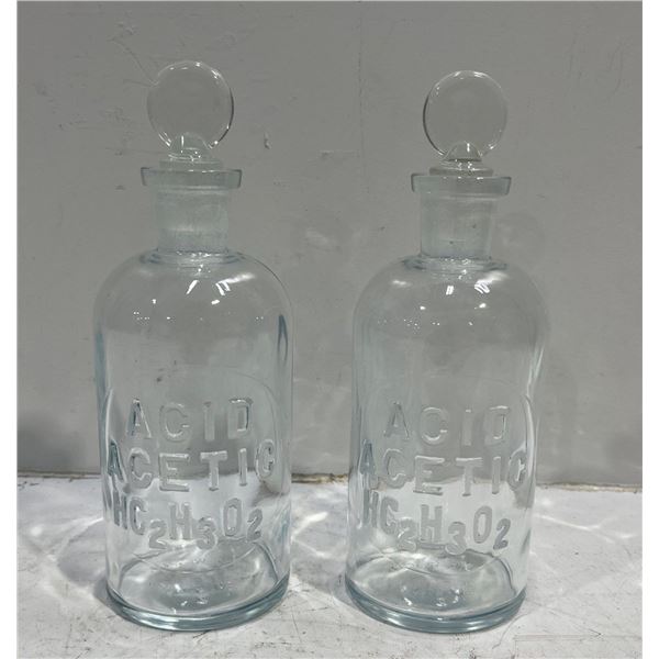 Big Acid Acetic Glass Bottles (350ml)