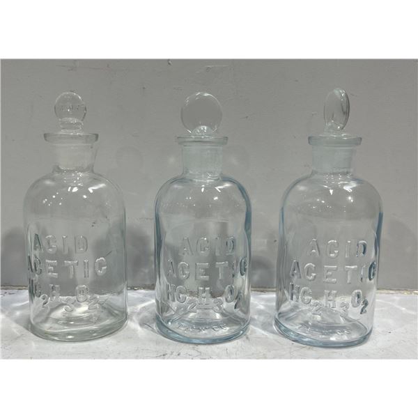 Small Acid Acetic Glass Bottles (150ml)