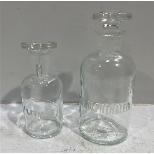 Litmus and Phenolphthaein Glass Bottles (60ml & 160ml)