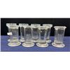 Image 1 : 8 Glass Coplin Staining Jars, 4 Lids