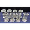 Image 2 : 8 Glass Coplin Staining Jars, 4 Lids