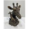 Image 1 : Bronze Sculpture Mother Giraffe and Baby (hot cast)