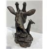 Image 3 : Bronze Sculpture Mother Giraffe and Baby (hot cast)