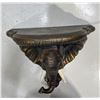 Image 2 : Fiberglas Painted Bronze Sculpted Elephant Shelf