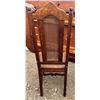 Image 2 : Hardwood Chair with Woven Seat and Back 18Wx15.5Dx45H, seat height 18H