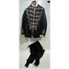 Image 1 : 1926 Black German Hussar Attilla Pre War Uniform