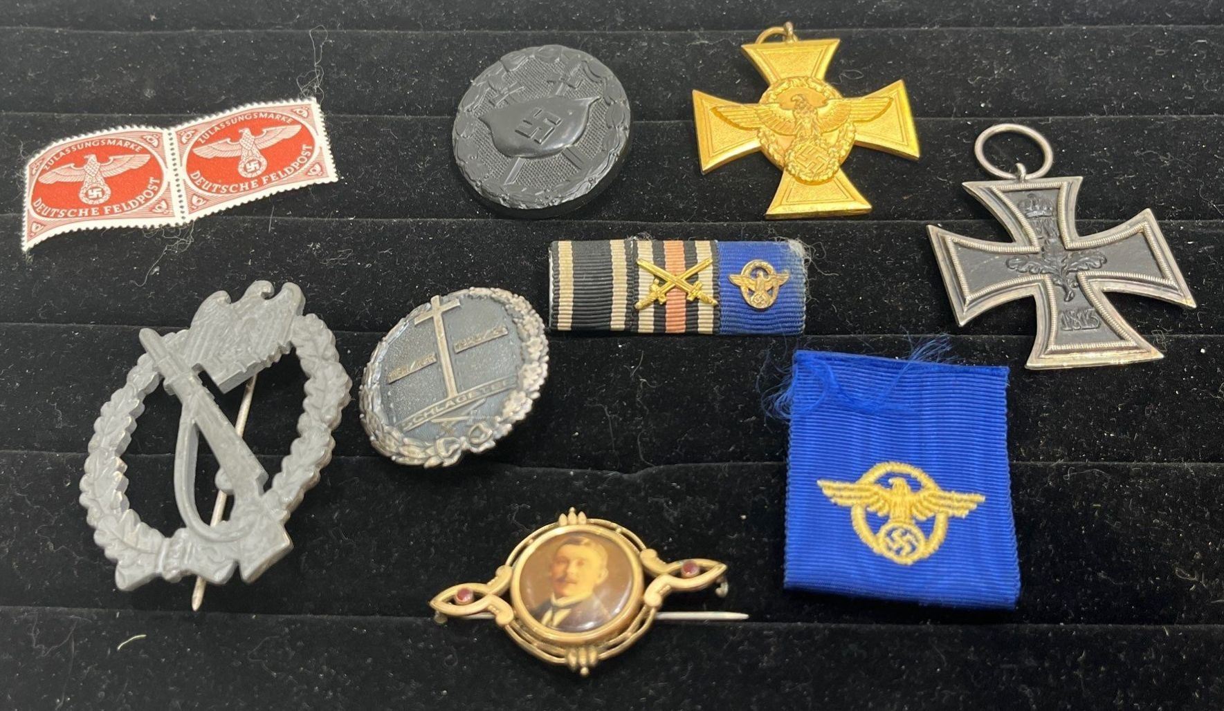 Collection of Heins Rütz's German Medals/Ribbons (WWI & WWII), Portrait ...