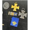 Image 2 : Collection of Heins Rütz's German Medals/Ribbons (WWI & WWII), Portrait Brooch and Nazi Stamps