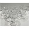 Image 1 : Georgian Crystal Mini Wine Goblets (4.5H)