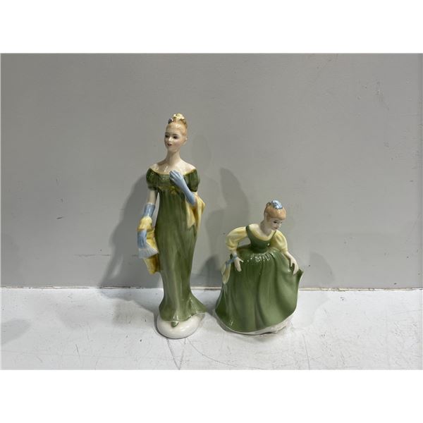 Pair of Royal Doulton Figurines "Fair Maiden" & "Lorna"