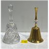 Image 1 : Crystal and Brass Bells