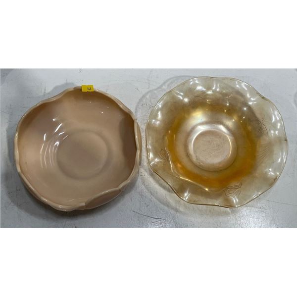 Ceramic and Depression Glass Serving Dishes