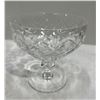 Image 3 : Georgian Crystal Vintage Champagne Saucers (3.5H)