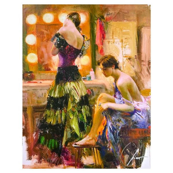 Pino (1939-2010) "Almost Ready" Limited Edition Giclee on Canvas