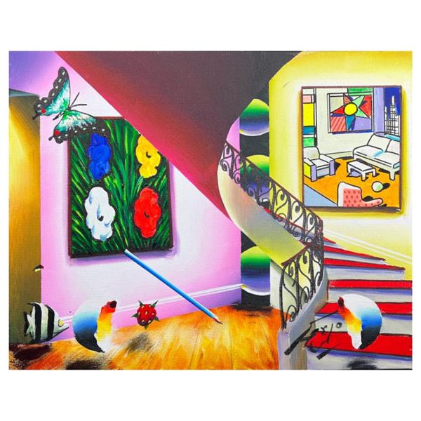 Ferjo "Stairway to Warhol" Original Oil on Canvas