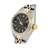 Image 3 : Rolex Ladies Two Tone Black Index Diamond Datejust Wristwatch With Rolex Box
