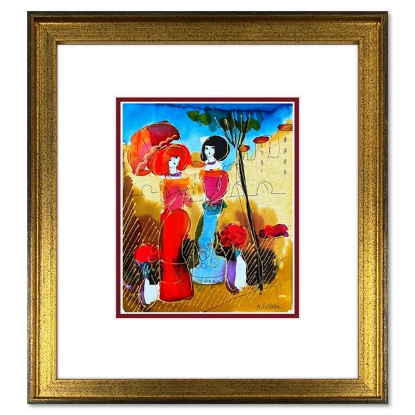 Moshe Leider Original Mixed Media On Paper