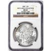 Image 1 : 1887 $1 Morgan Silver Dollar Coin NGC MS63 Mcclaren Collection