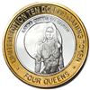 Image 1 : .999 Silver Four Queens Casino Hotel Las Vegas $10 Limited Edition Gaming Token
