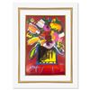 Image 1 : Peter Max "Flowers 2" Original Mixed Media on Paper