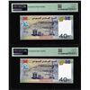 Image 2 : (2) Consecutive 2017 Djibouti 40 Francs Bank Notes PMG Superb Gem Uncirculated 68EPQ