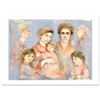 Image 1 : Edna Hibel (1917-2014) "Michael's Family" Limited Edition Lithograph on Paper