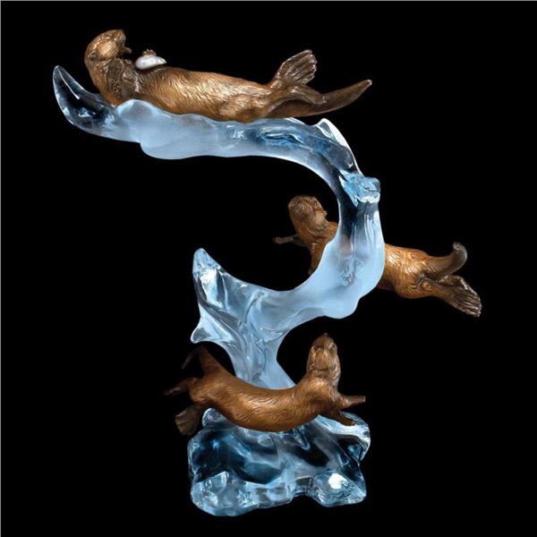 Kitty Cantrell "Playful Motion" Limited Edition Mixed Media Lucite Sculpture