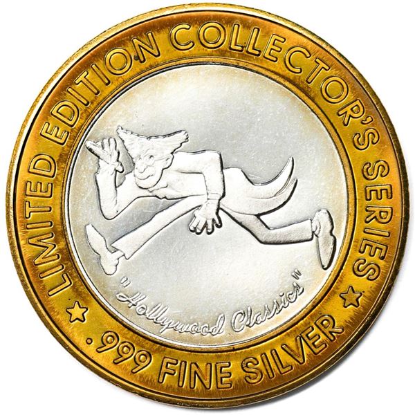 .999 Silver Hollywood Casino Hotel Tunica, Mississippi Limited Edition Gaming Token
