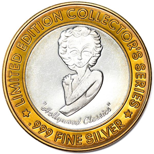 .999 Silver Hollywood Casino Hotel Tunica, Mississippi Limited Edition Gaming Token