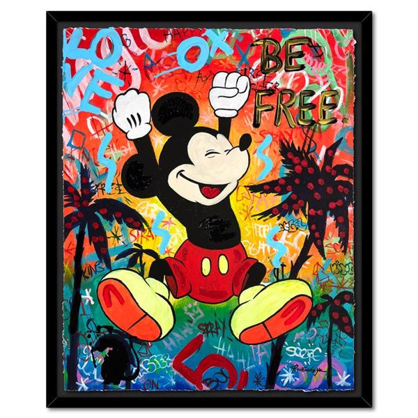 Rovenskaya "In The Jungle" Original Mixed Media on Paper