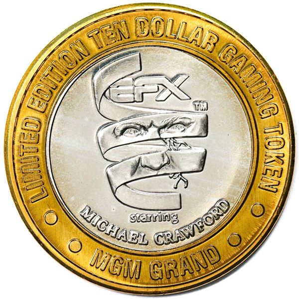 .999 Silver MGM Grand Las Vegas $10 Casino Limited Edition Gaming Token