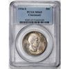 Image 1 : 1936-S Cincinnati Commemorative Half Dollar Coin PCGS MS65 Nice Toning
