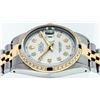 Image 9 : Rolex Mens Two Tone Sapphire and Diamond Datejust Wristwatch