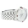 Image 5 : Rolex Mens Stainless Steel Gray Ruby and Diamond Datejust Wristwatch