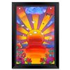 Image 1 : Peter Max Sunrise 2000 Original Mixed Media on Paper