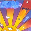 Image 2 : Peter Max Sunrise 2000 Original Mixed Media on Paper
