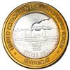 Image 1 : .999 Silver Riverboat Reno, NV $10 Casino Limited Edition Gaming Token