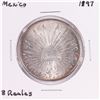 Image 1 : 1897 Mexico 8 Reales Silver Coin