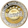 Image 1 : .999 Silver Harrahs Las Vegas, Nevada $40 Casino Limited Edition Gaming Token
