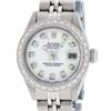 Image 1 : Rolex Ladies Stainless Steel Diamond Datejust Wristwatch