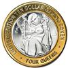 Image 1 : .999 Silver Four Queens Casino Hotel Las Vegas $10 Limited Edition Gaming Token