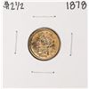 1878 $2 1/2 Liberty Head Quarter Eagle Gold Coin Damaged
