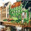Image 2 : Juan Medina "Open Window in Belgium" Limited Edition Serigraph on Paper