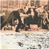 Image 2 : Ringo Daniel Funes "Jackson Pollock at Work" Original Mixed Media on Canvas