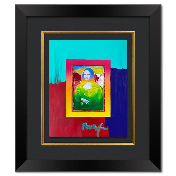 Peter Max "Mona Lisa" Original Mixed Media on Paper