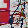 Image 2 : Steve Kaufman (1960-2010) "E!" Original Mixed Media on Canvas