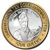 Image 1 : .999 Silver Four Queens Casino Hotel Las Vegas $10 Limited Edition Gaming Token