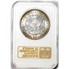 Image 2 : 1886 $1 Morgan Silver Dollar Coin NGC MS64 Amazing Toning Old Fatty Holder